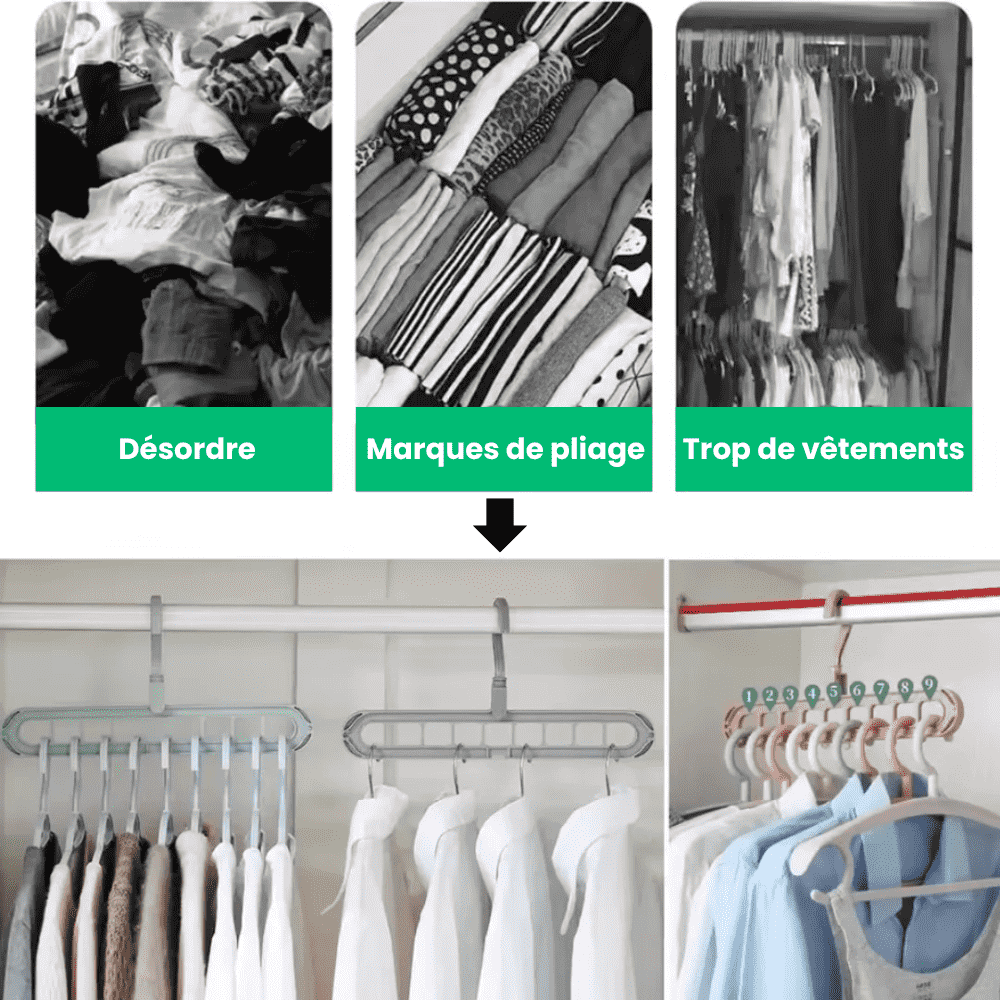 Cintreoo™ - Cintre pliable multifonction