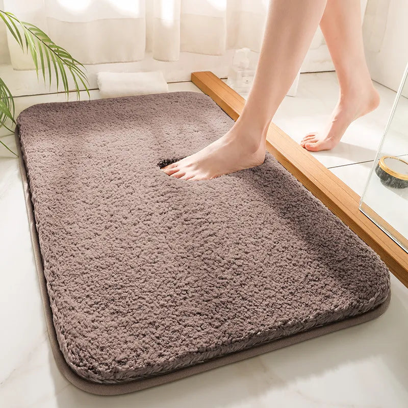 Veloureo™ - Tapis de Bain Moelleux Antidérapant