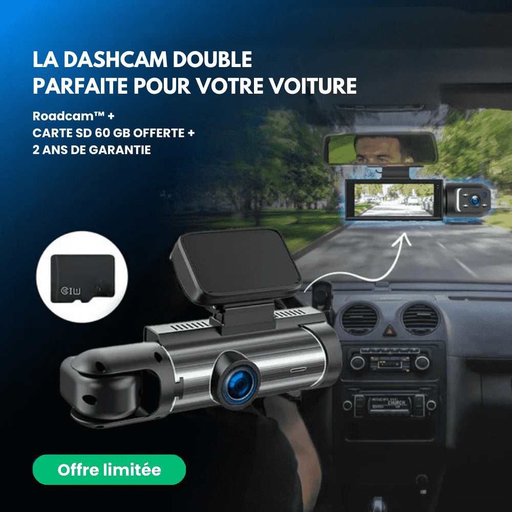 RoadCam™ - Caméra embarquée HD pour voiture