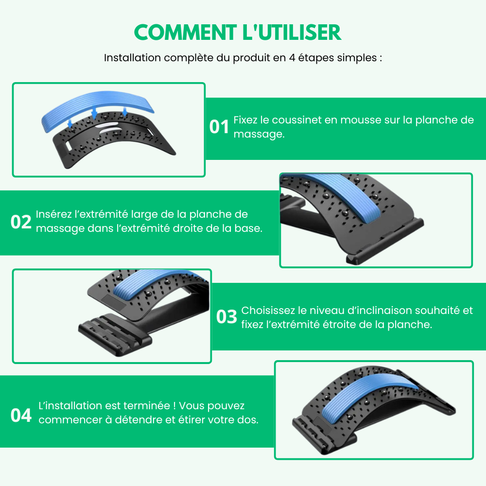 Postureax™ - La solution 3-en-1 pour un dos sans tension
