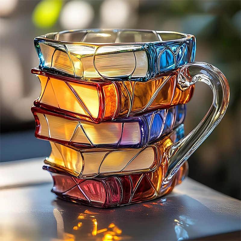 TomeTasse™ - Un mug 3D qui fait briller votre bibliothèque