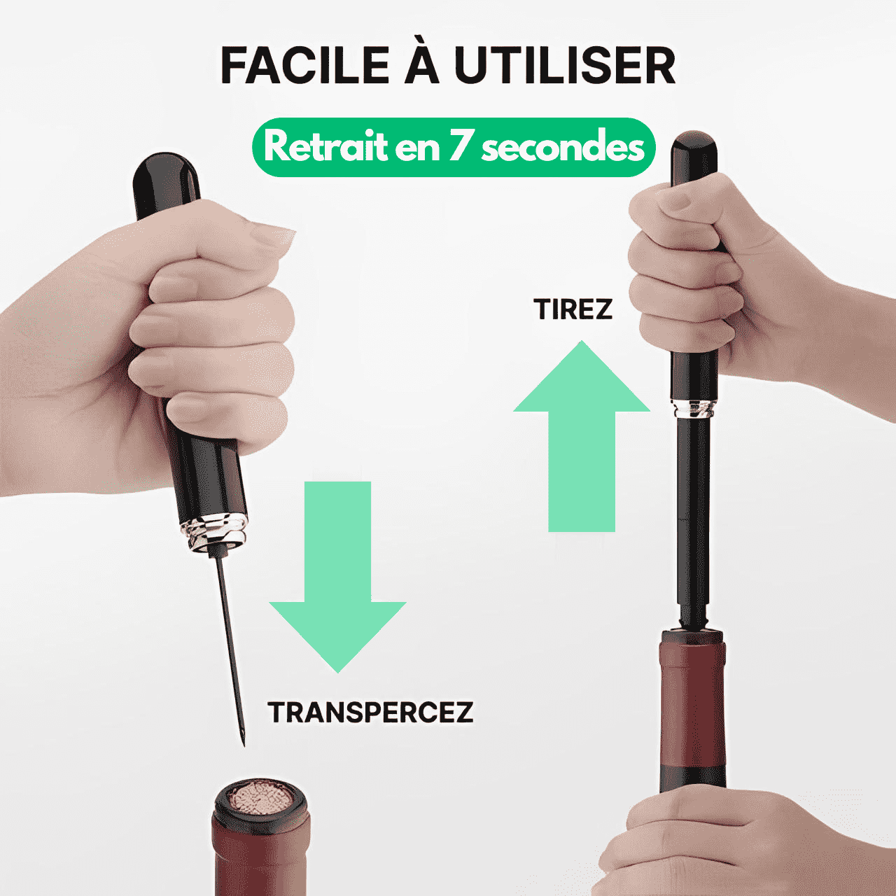 AirPop™ - Tire-bouchon Pump & Puch