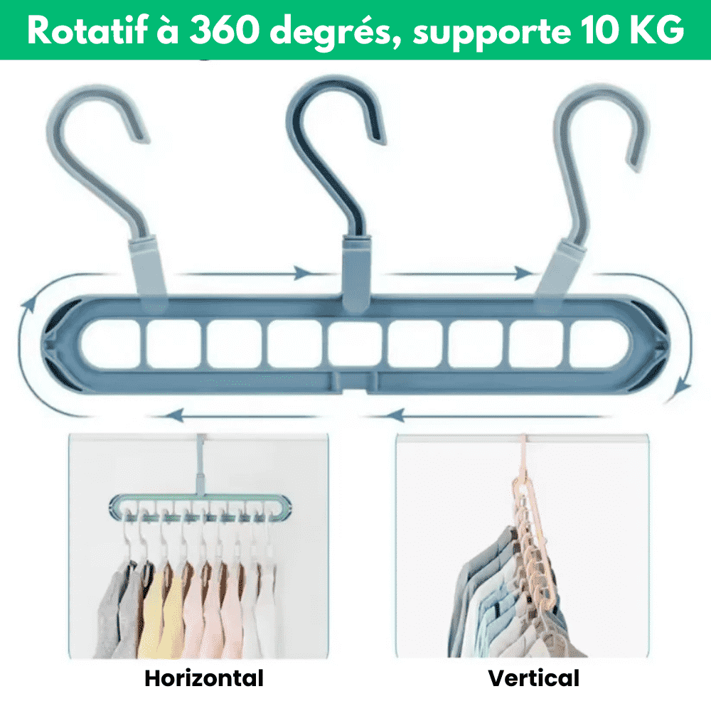 Cintreoo™ - Cintre pliable multifonction