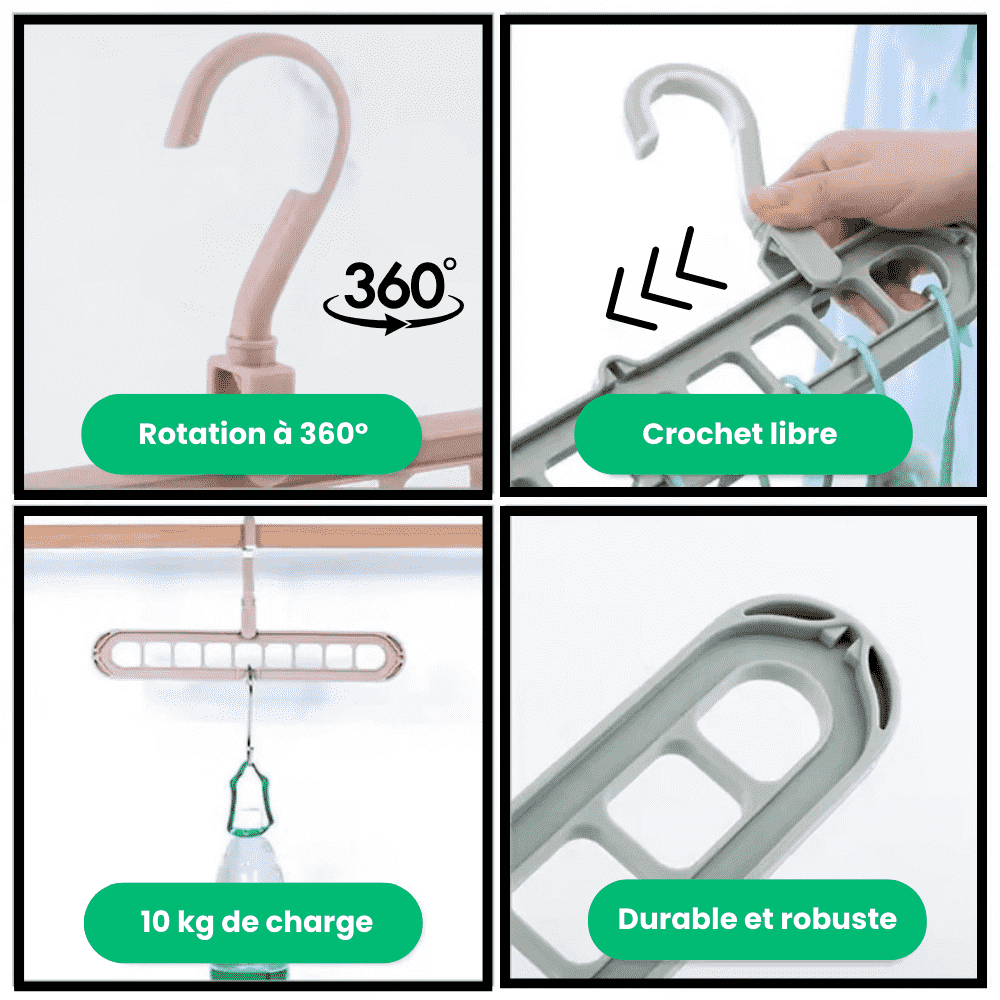 Cintreoo™ - Cintre pliable multifonction