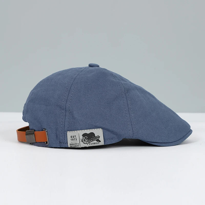 Angiales - Béret Homme en Coton Ajustable
