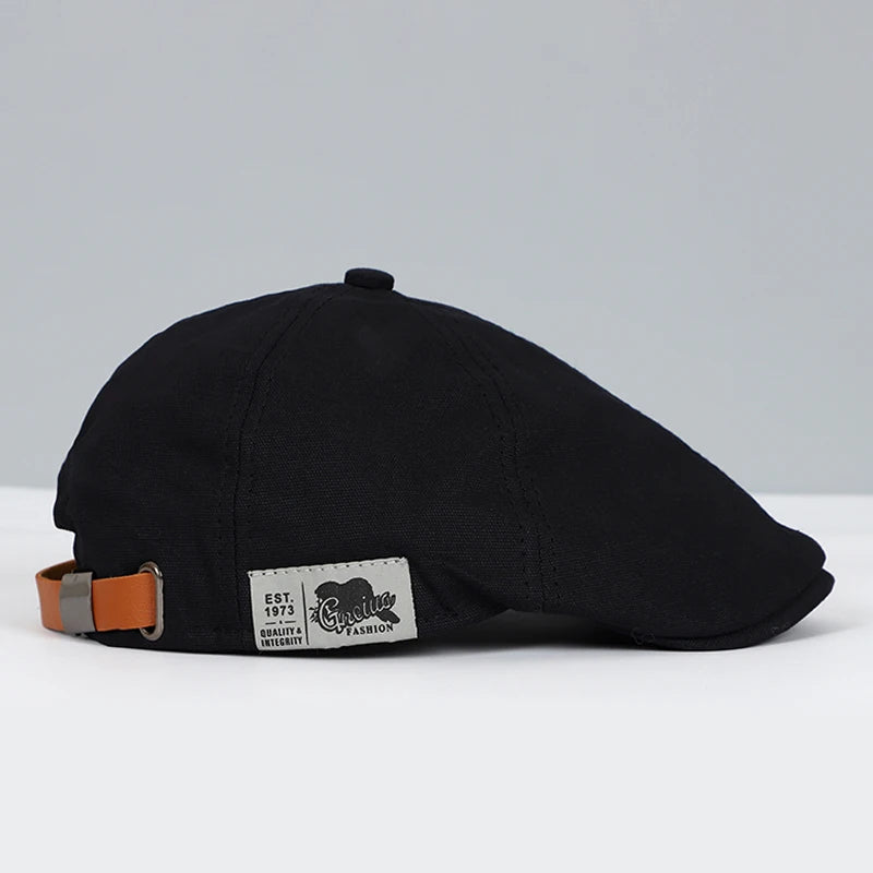 Angiales - Béret Homme en Coton Ajustable