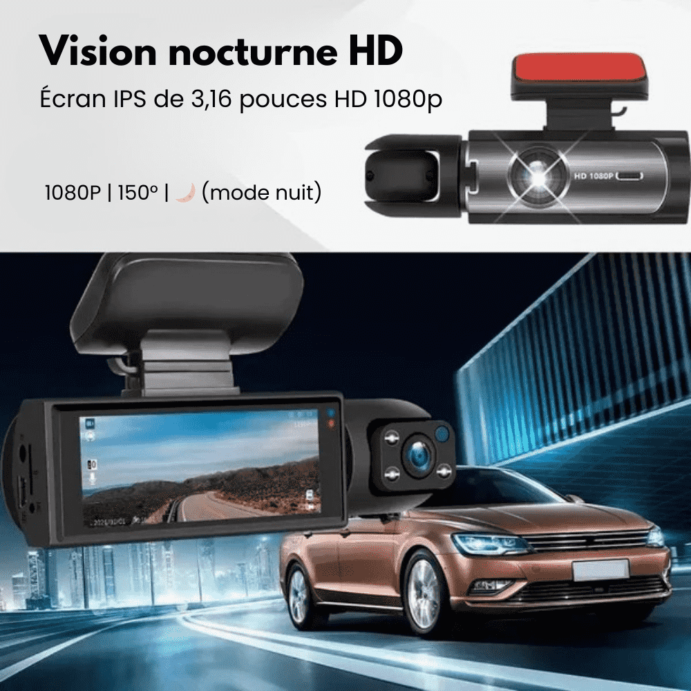 RoadCam™ - Caméra embarquée HD pour voiture