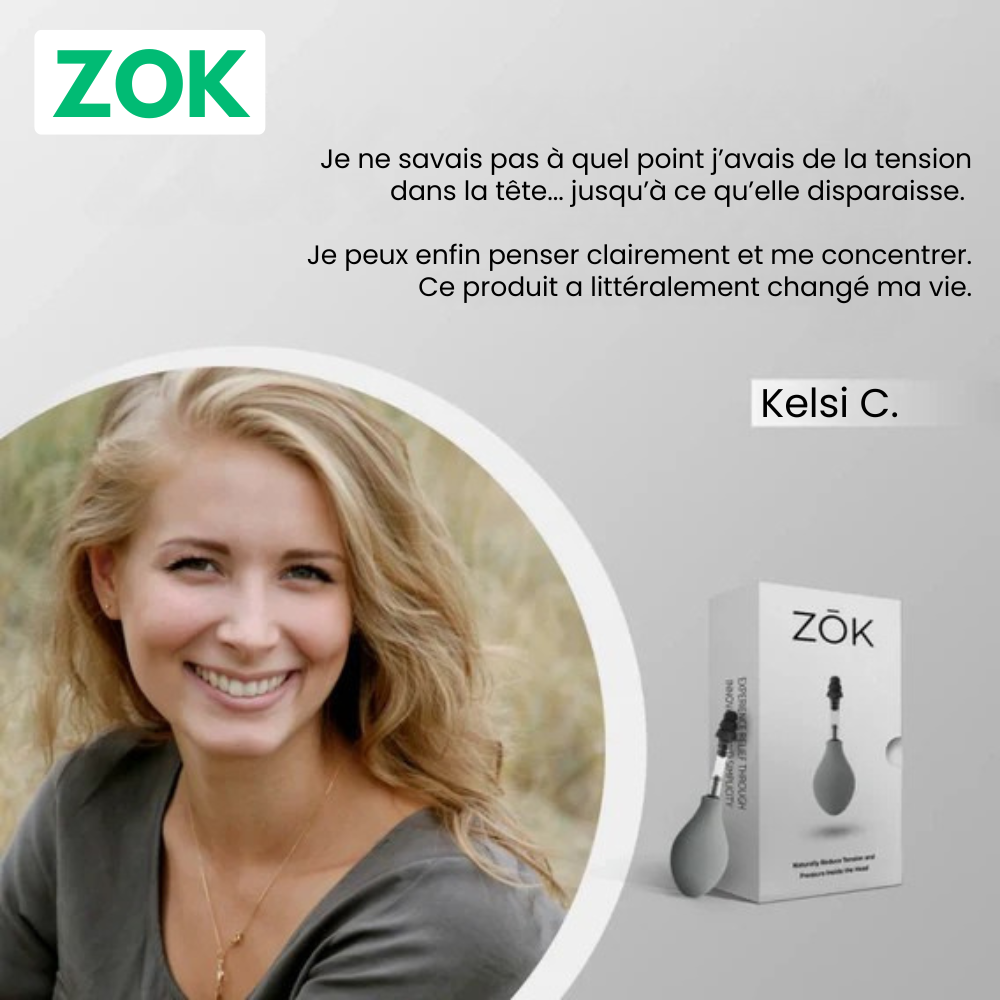 Zok™ - Dispositif Contre Les Maux De Tête Et Stress