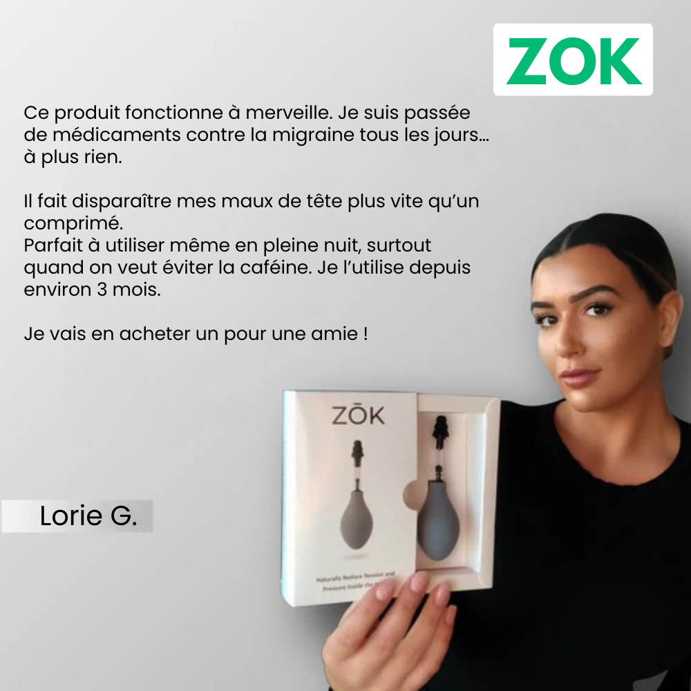 Zok™ - Dispositif Contre Les Maux De Tête Et Stress