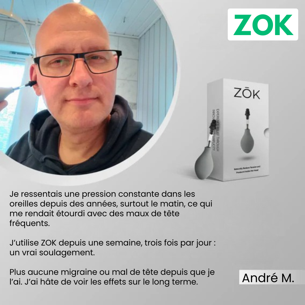 Zok™ - Dispositif Contre Les Maux De Tête Et Stress