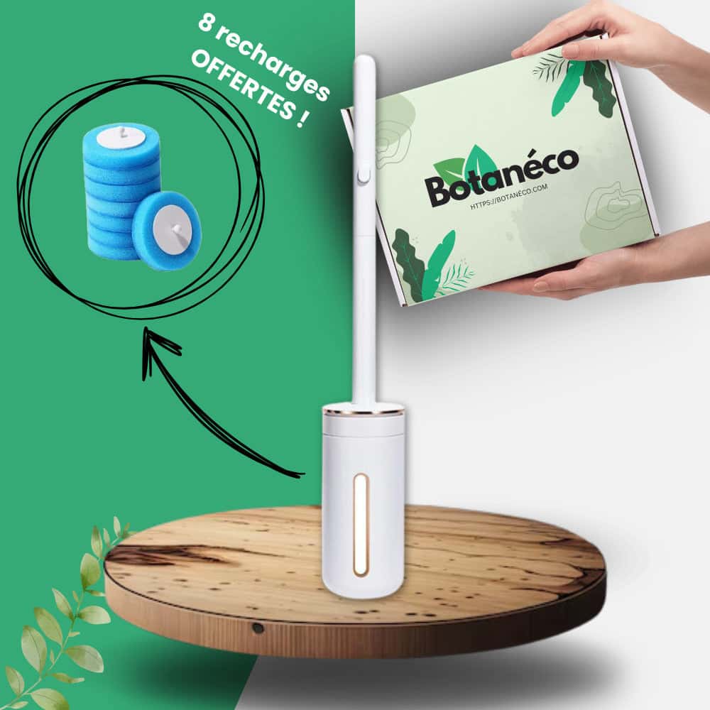 FlushBross™ - Brosse WC Jetable avec Recharges