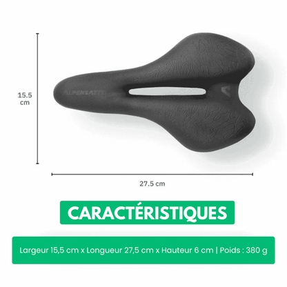 AlpenRide™ – Selle Ergonomique pour Cyclistes