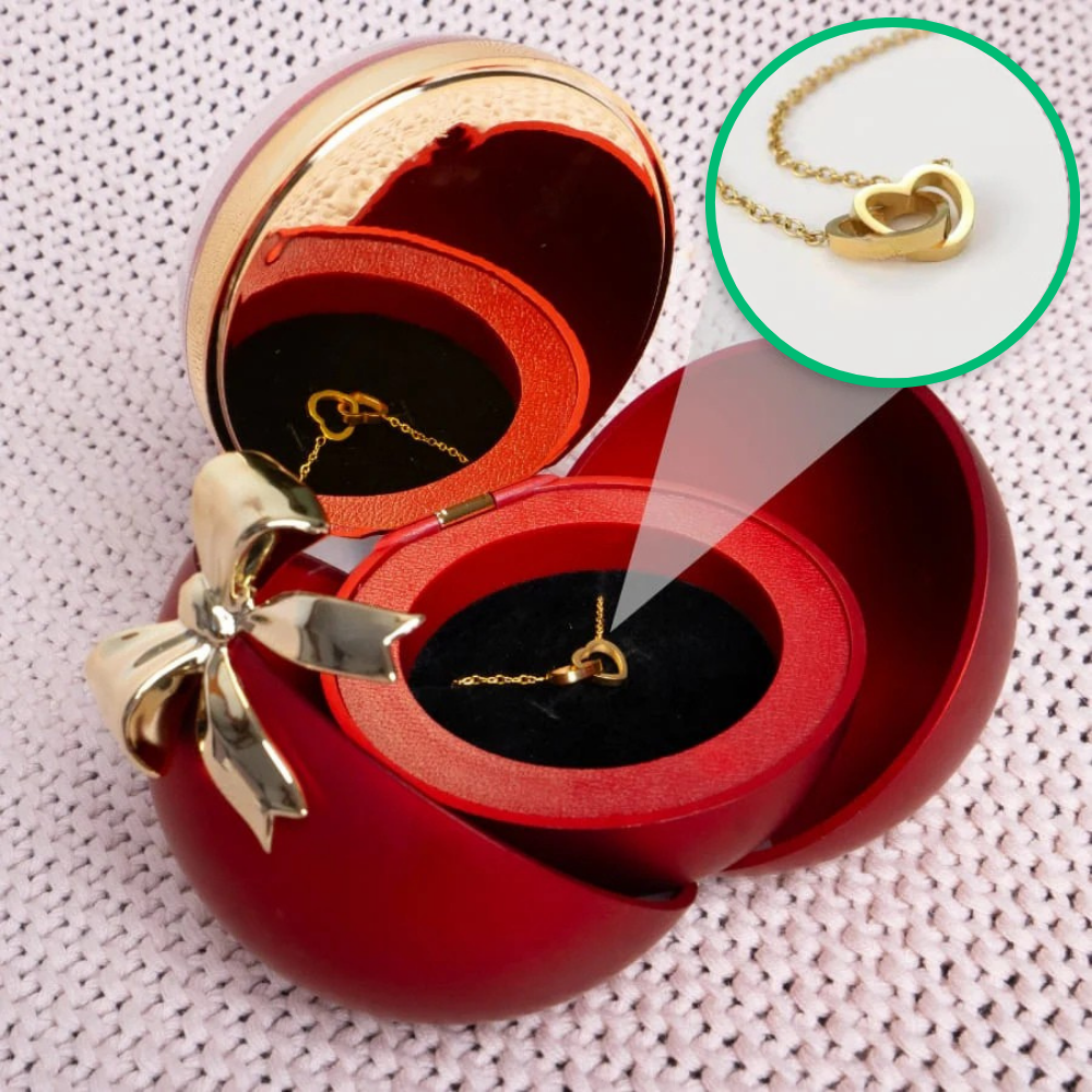 Lovenja™ - Coffret Rose Éternelle Avec Collier