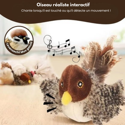 FliFlap™ - Jouet Oiseau Interactif Pour Chat