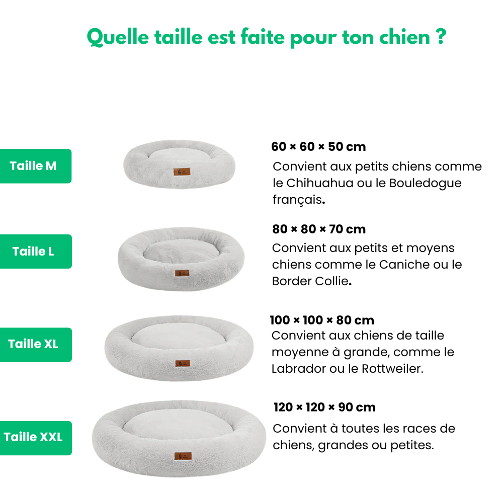 PetPerfect™ - Panier Donut Orthopédique Pour Chien
