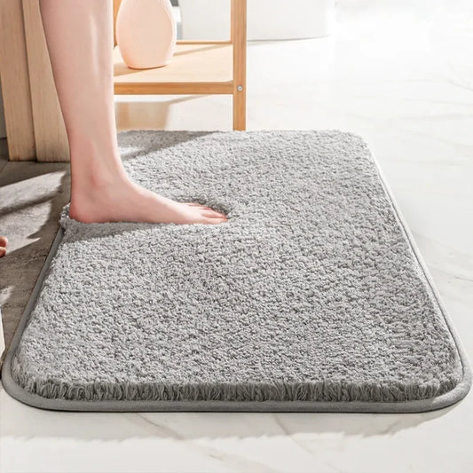 Veloureo™ - Tapis de Bain Moelleux Antidérapant