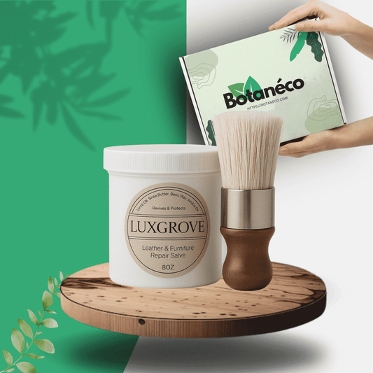 LuxGroove™ - Baume réparateur pour cuir et meubles