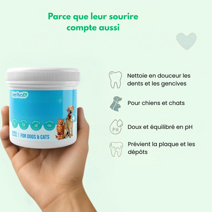 Dentapet™ - Lingettes Dentaires Pour Chien Et Chat