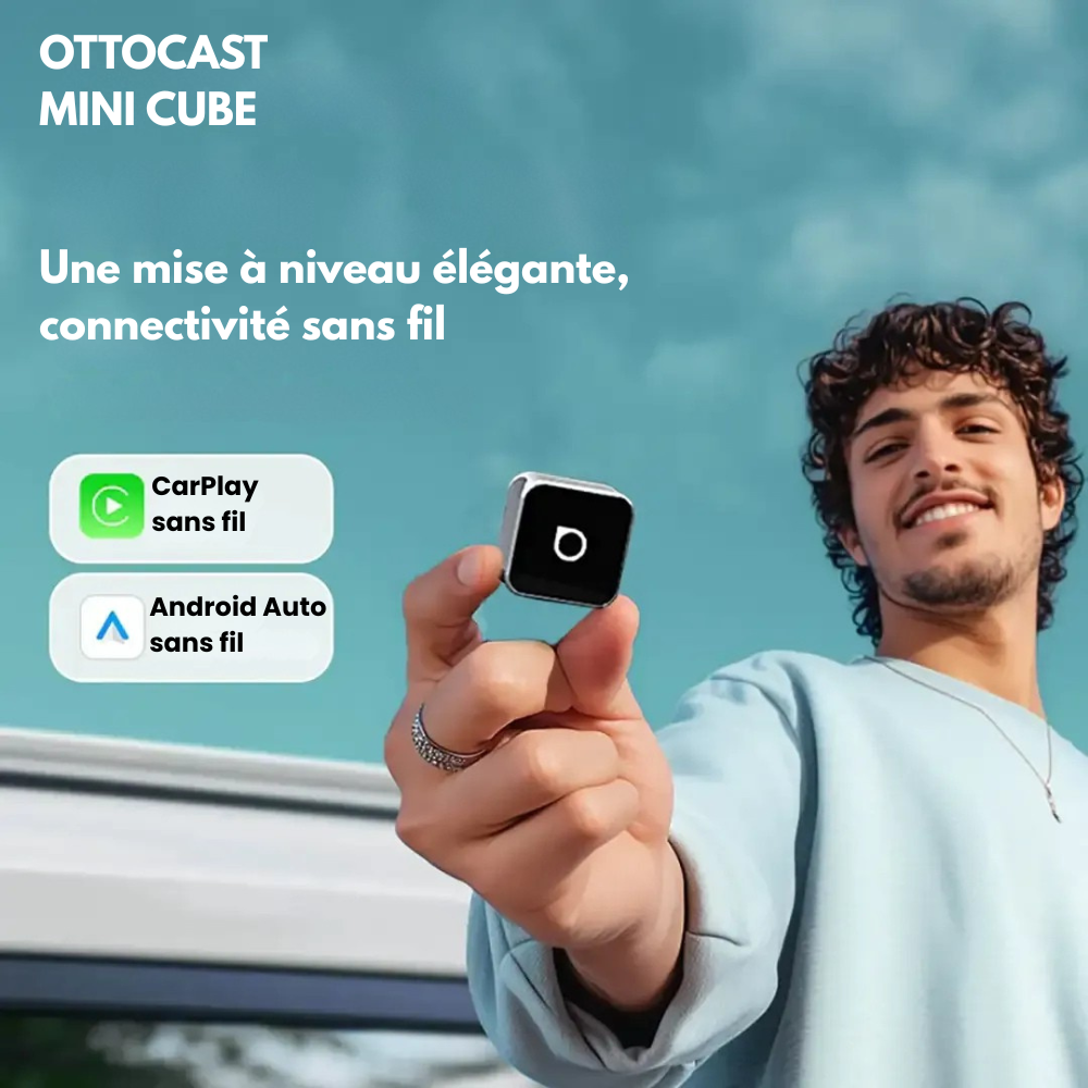 Ottocast™ - Adaptateur CarPlay Sans Fil Universel