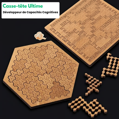 PuzzleLab™ - Casse-Tête En Bois Avec Pièces Uniques
