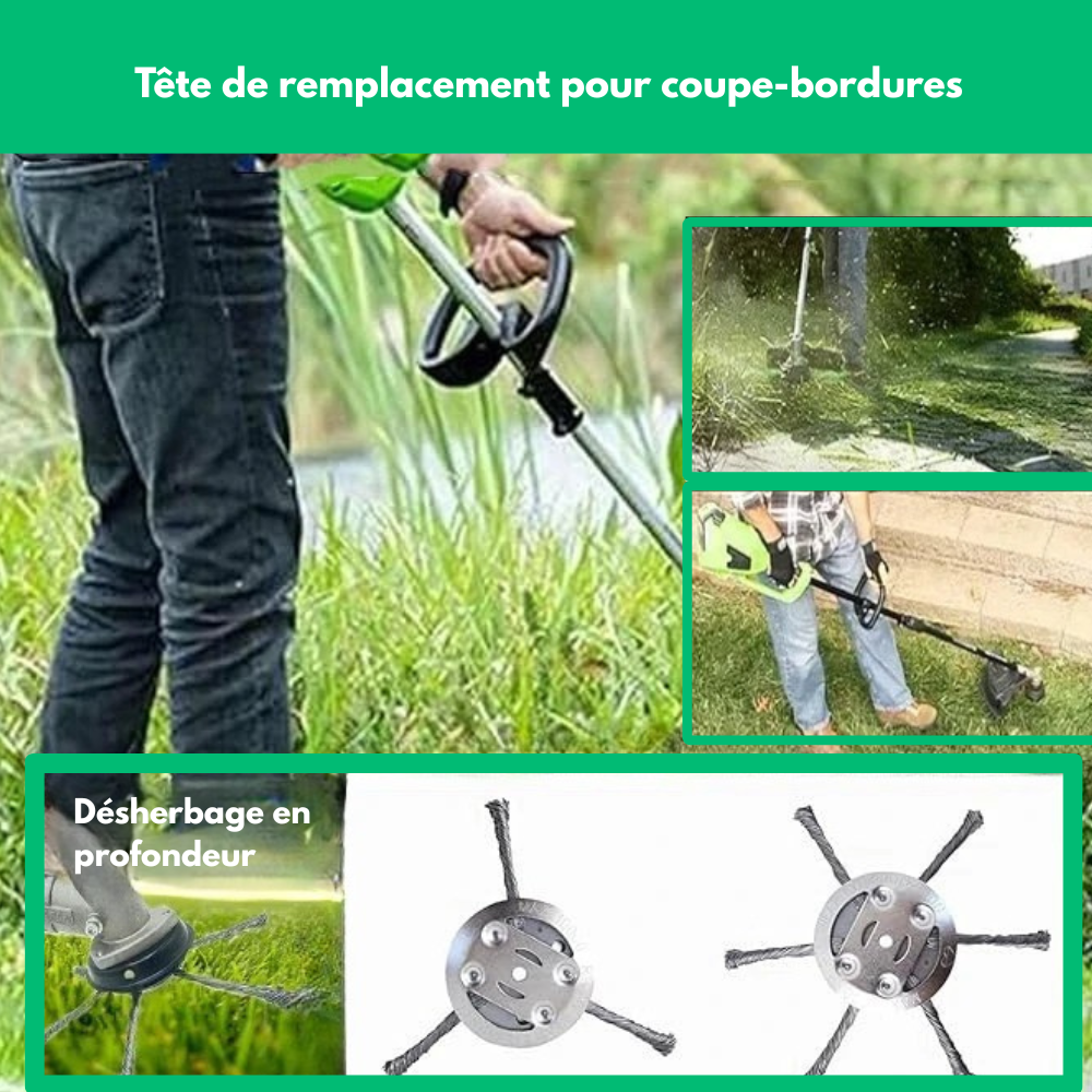 Blade™ - Tête De Débroussailleuse En Fil Acier