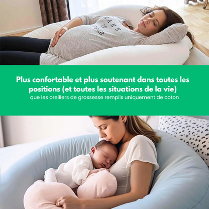 SomniFlex™ - Le Coussin 2-En-1 Pour Un Sommeil Profond Et Réparateur