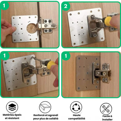 FixiBoard™ - Plaque De Réparation Pour Charnière