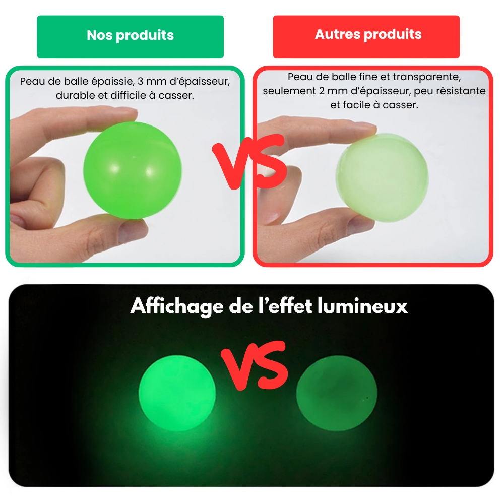 Glorbs™ - Sticky Balls Fluorescentes