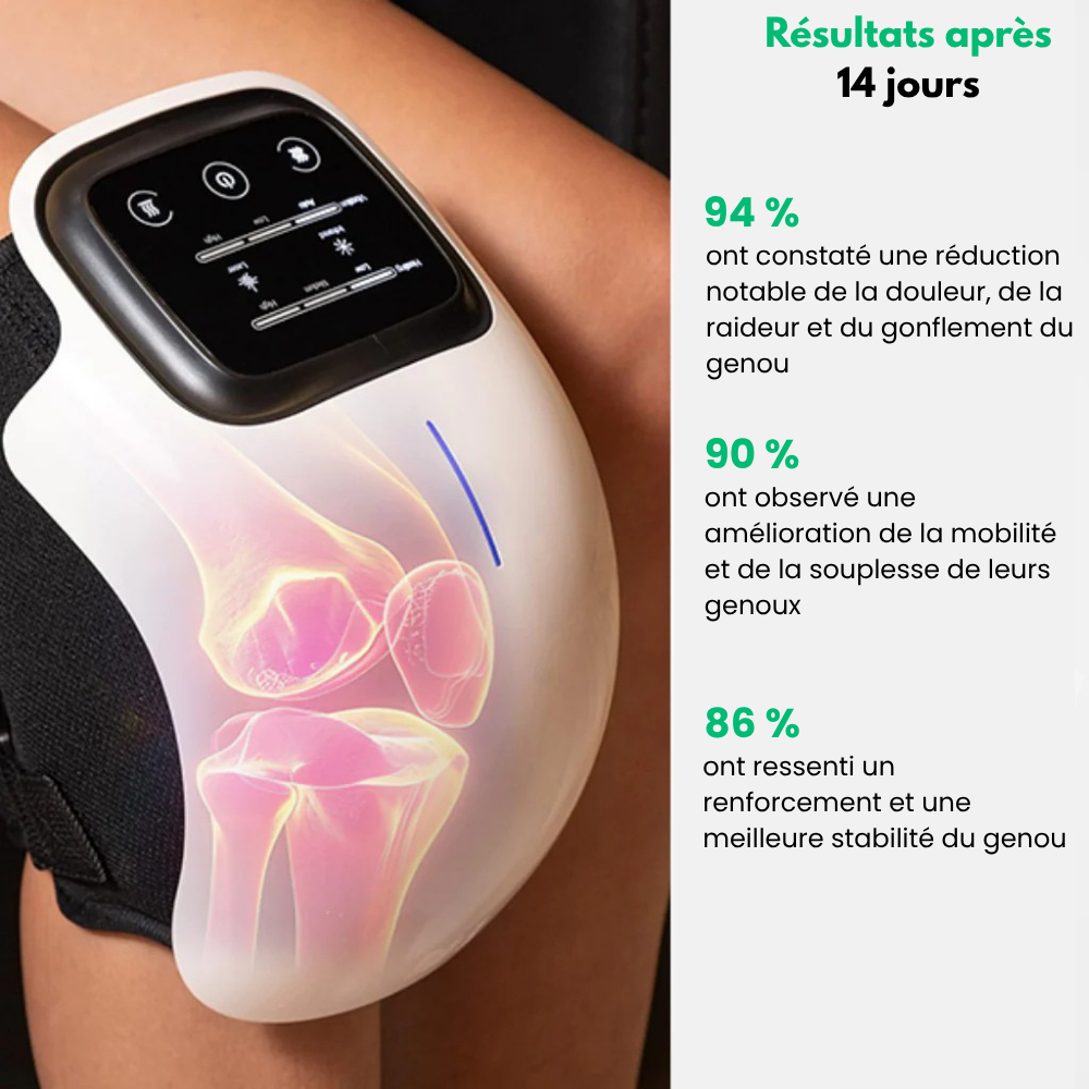 Theramure™ - Thérapie Genou Par Lumière Rouge, Chaleur Et Massage