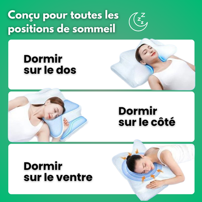 Lunava™ - Oreiller Cervical Mémoire de Forme
