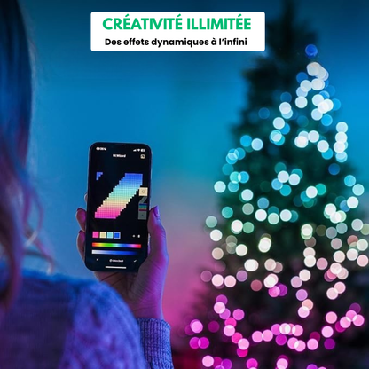 AuraLume™ - Guirlande LED Connectée