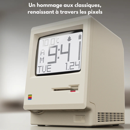 Maclock™ - Horloge Numérique Rétro