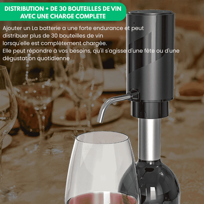 Velveno™ - Distributeur Aérateur De Vin Électrique