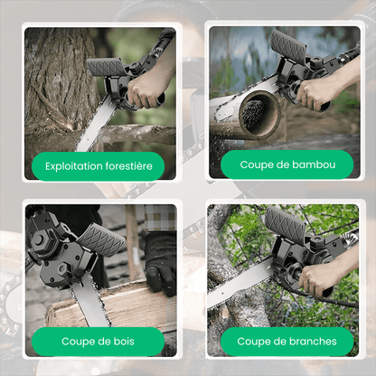 CraftSaw™ - Transformez Votre Perceuse en Tronçonneuse