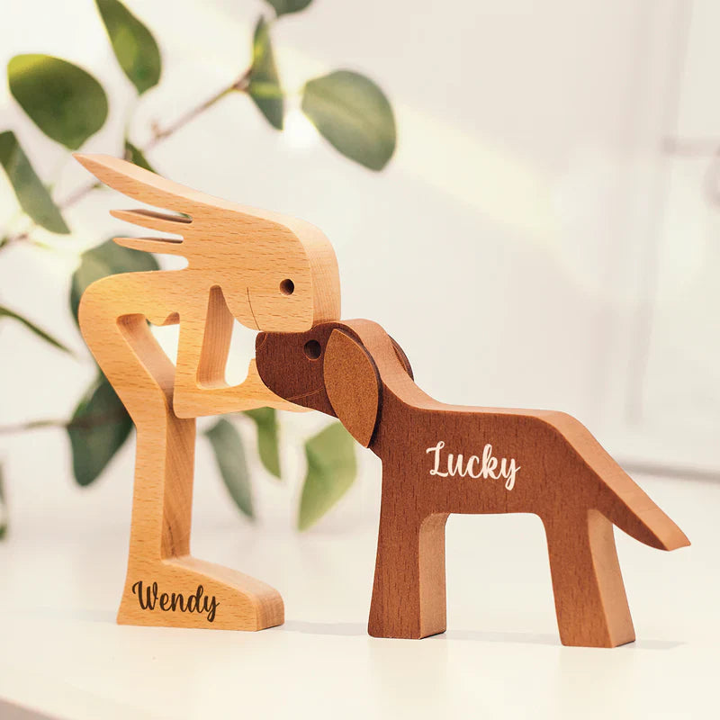 Les Compagnons - Figurine en bois personnalisable