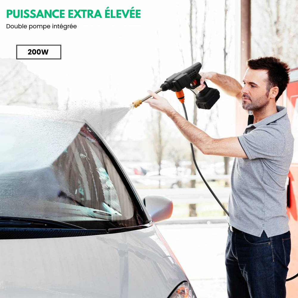 CleanShot™ - Pistolet Nettoyeur Haute Pression Sans Fil