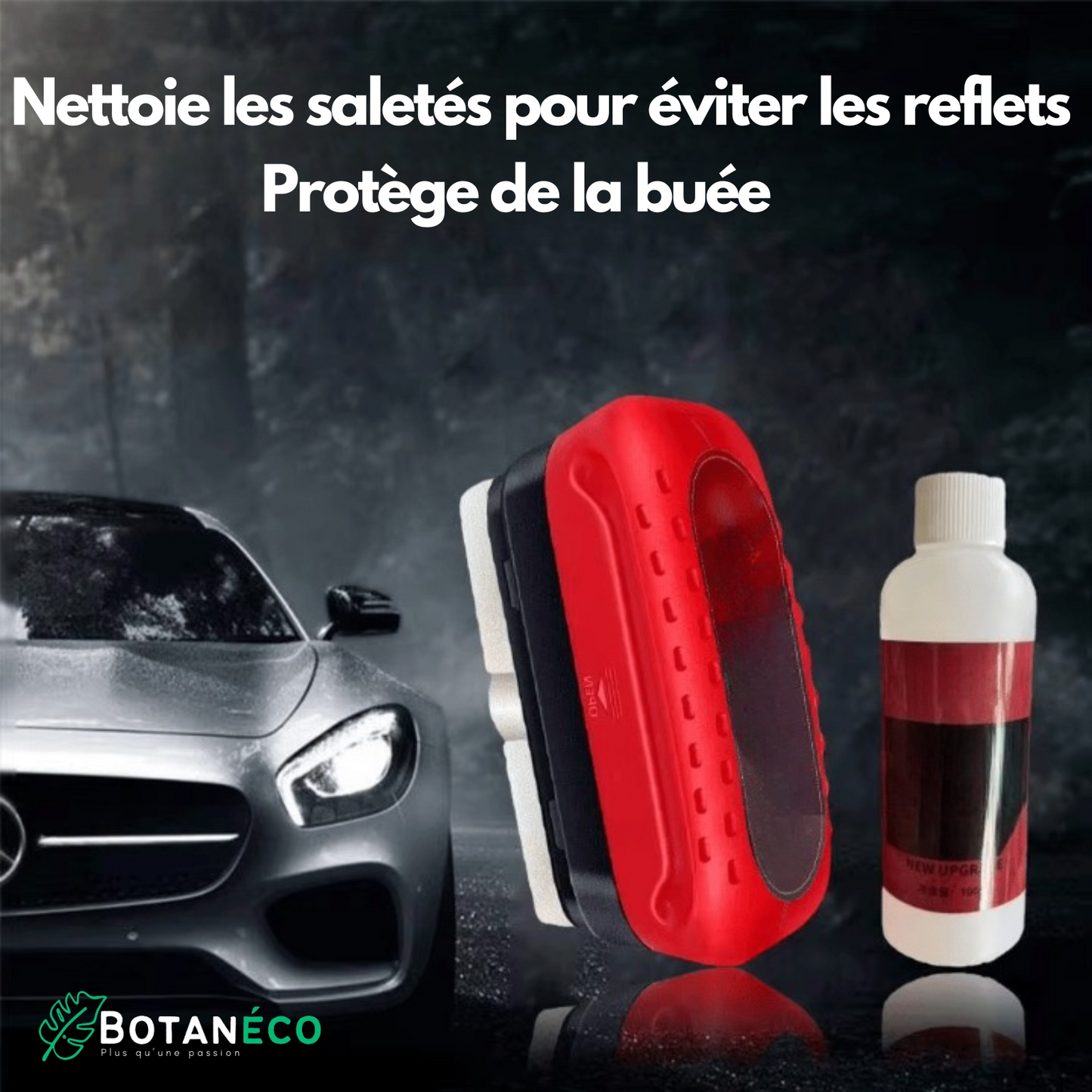 RainClear™ - Nettoyage, Essuyage & Protection pour vitres