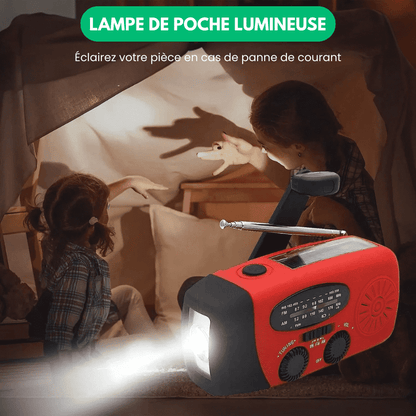 NEXRadio™ - Radio Multifonction Portable Solaire