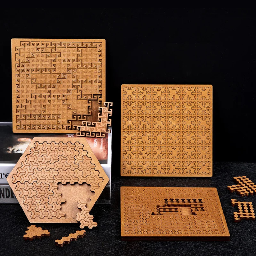 PuzzleLab™ - Casse-Tête En Bois Avec Pièces Uniques