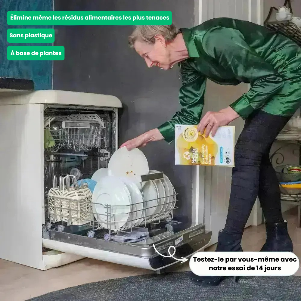 DishDrop™ - Propre, sans plastique, pour votre vaisselle