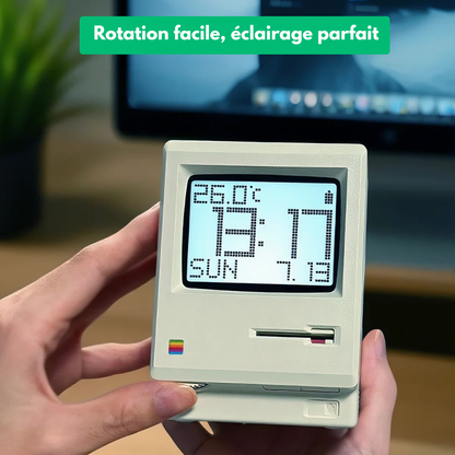 Maclock™ - Horloge Numérique Rétro