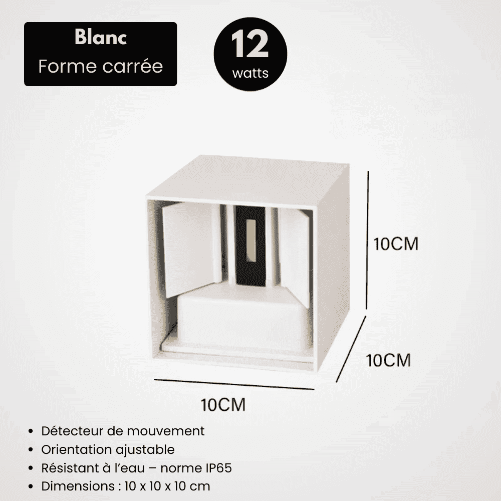 Luminea™ - Lampe Murale Détecteur de Mouvement