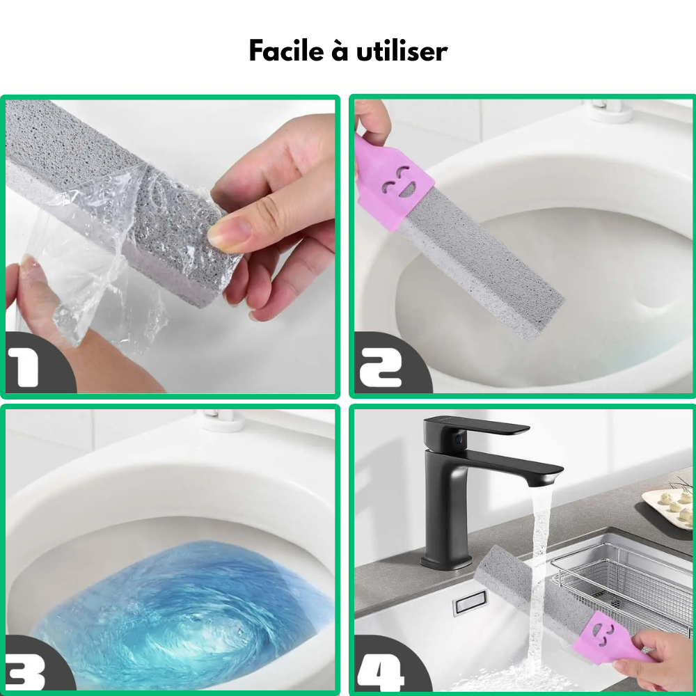 EcoRock™ - Nettoyant Naturel Anti-Calcaire Et Taches