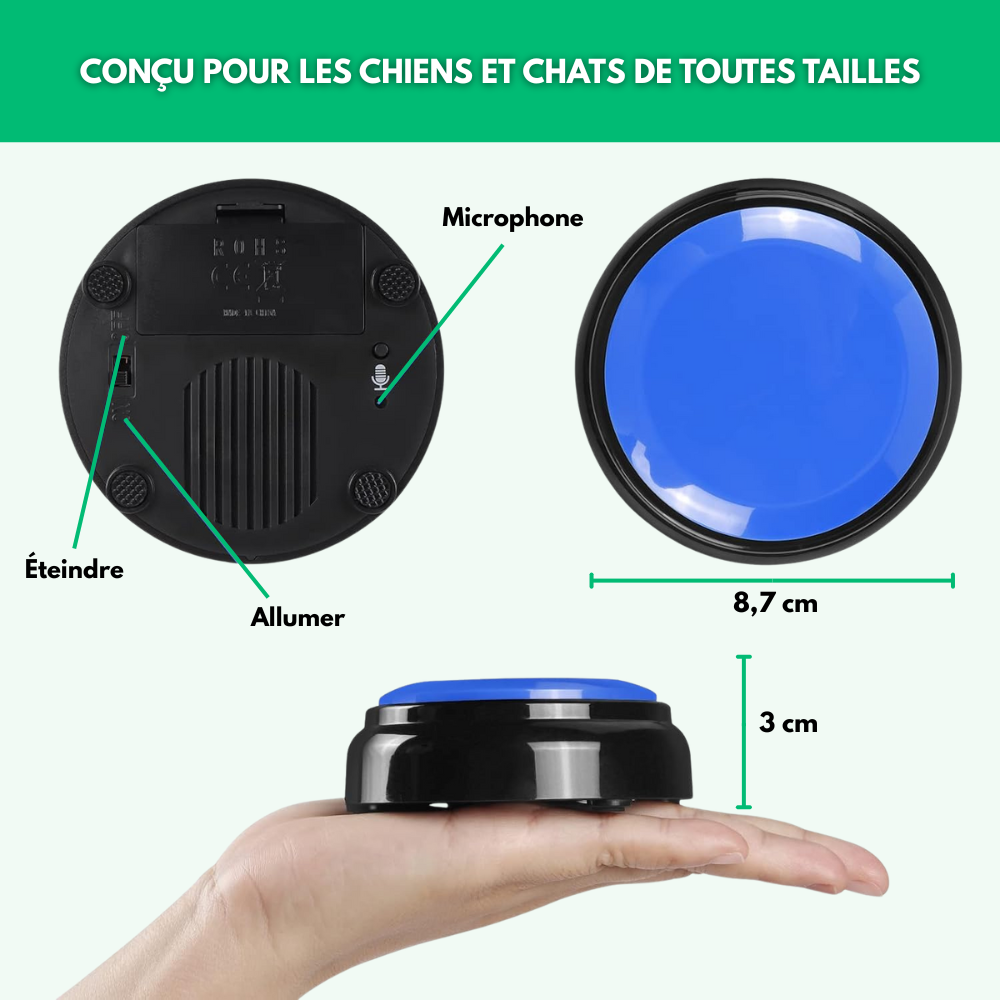VoiceBuddy™ - Lot de 4 buzzers interactifs