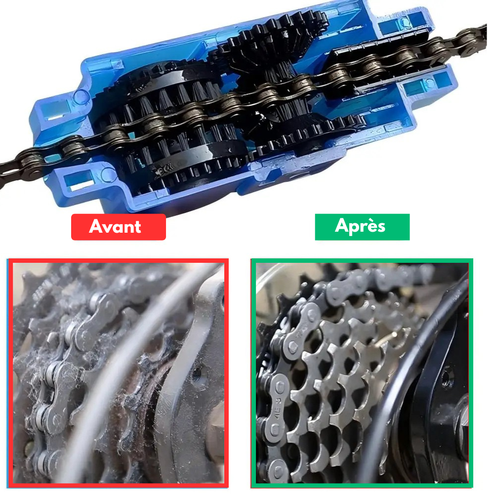 BikeBrush™ - Kit De Nettoyage Pour Chaine Vélo