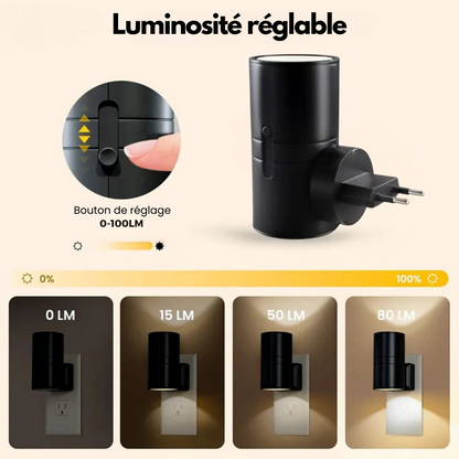 LumaSense™ - Lampe Automatique & Réglable