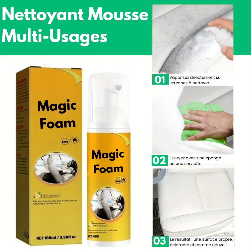 MagicFoam™ - Mousse Nettoyante Multi-Surfaces