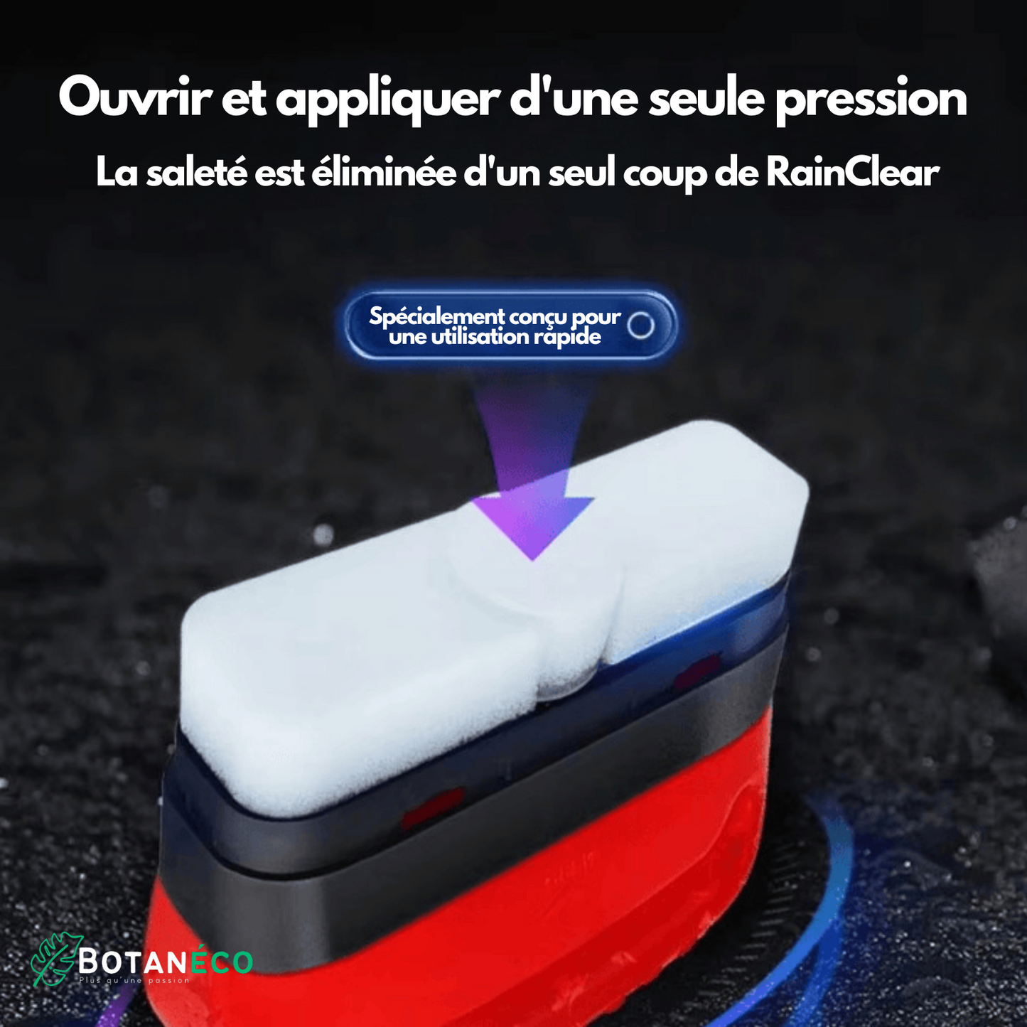 RainClear™ - Nettoyage, Essuyage & Protection pour vitres