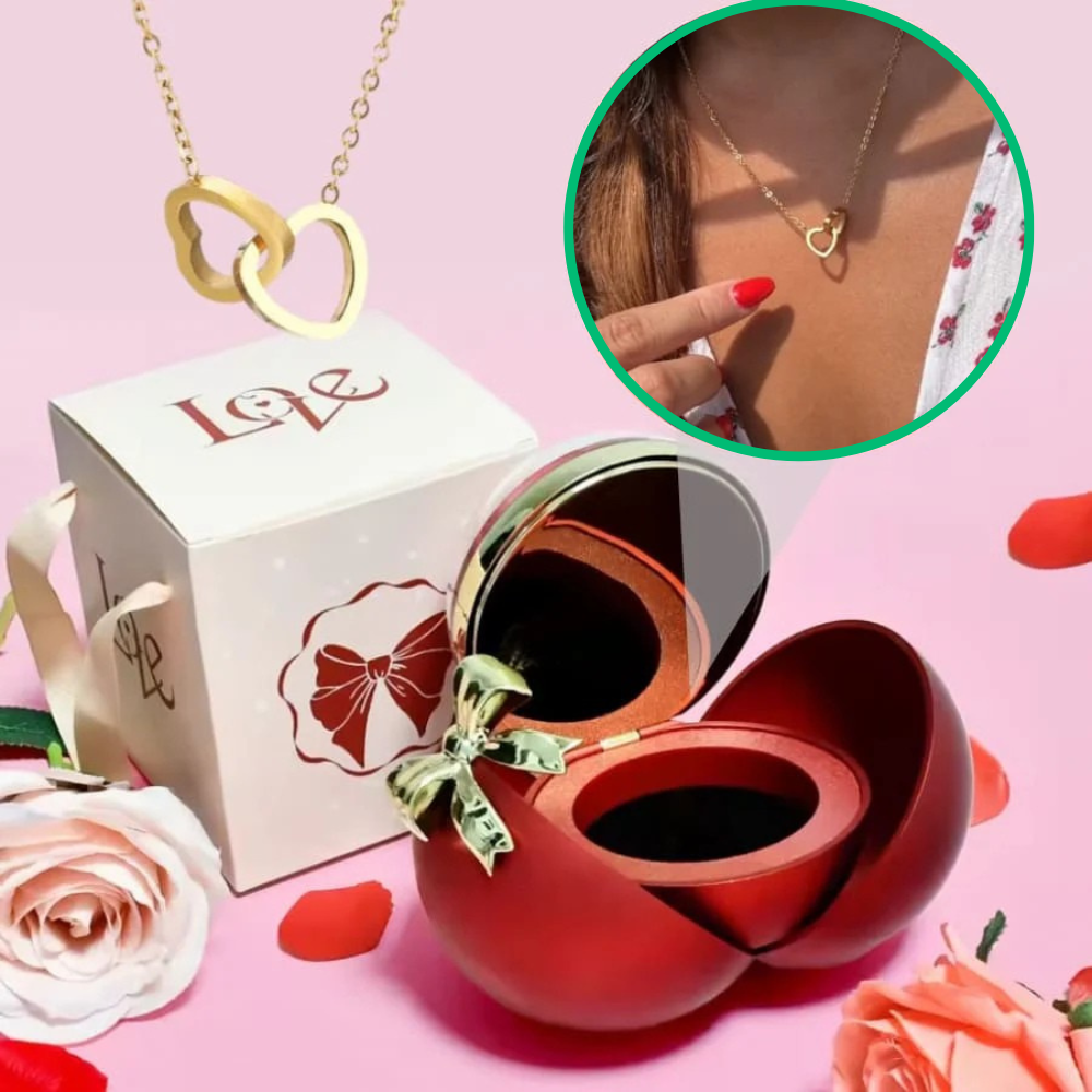 Lovenja™ - Coffret Rose Éternelle Avec Collier