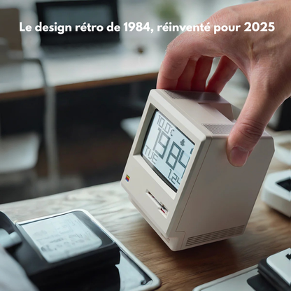Maclock™ - Horloge Numérique Rétro